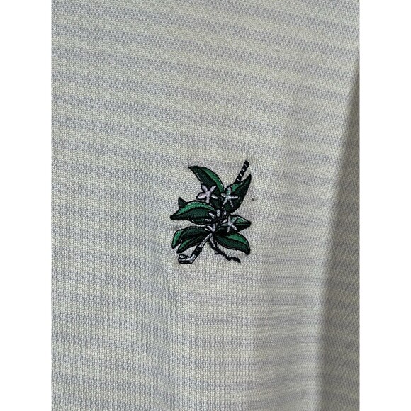 Arnold Palmer Laurel Valley Golf Country Club Men’s Yellow Striped Polo LG - Picture 2 of 8